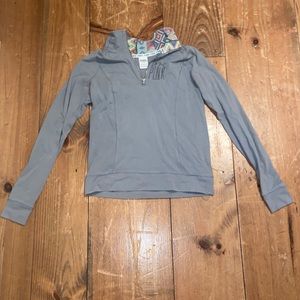 PINK - Gray Quarter Zip (Size M)